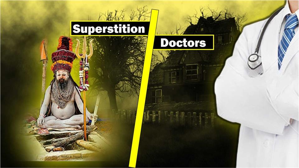 What are people's beliefs about doctors and superstition?